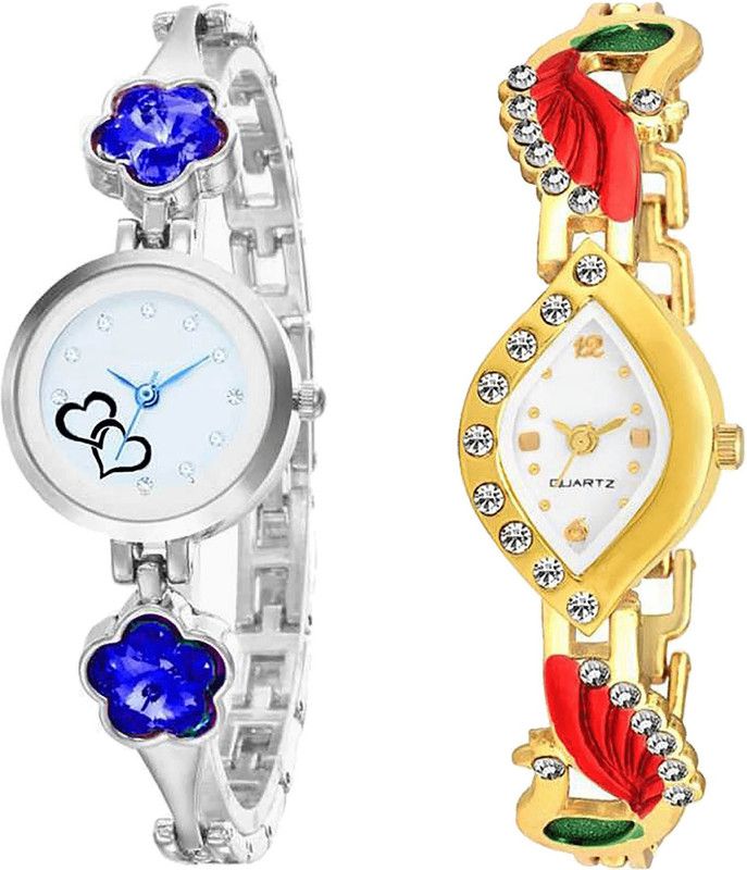 combo watch Analog Watch - For Girls Latest Quartz Love Valentine - G433-G116