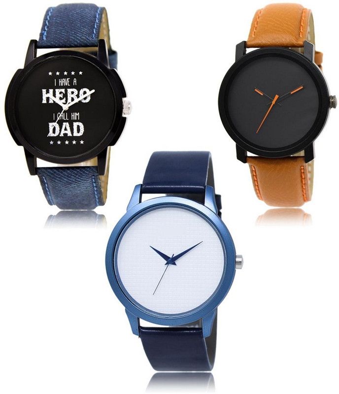 New latest Designer Combo of 3 Analog Watch - For Men LR-07-20-33