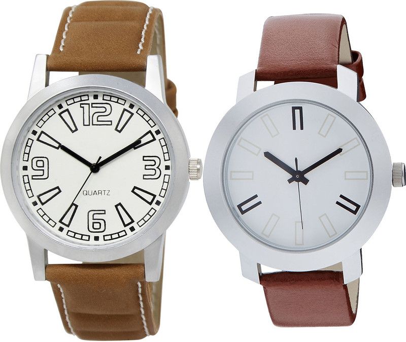 combo watch Analog Watch - For Girls Contemporary Tread Analogue Brown Color Boys And Men Watch - BL46.15-B44 (Combo Of 2 )