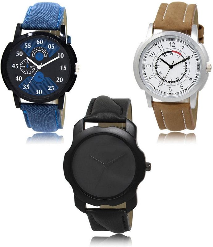 New latest Designer Combo of 3 Analog Watch - For Men -02-17-22