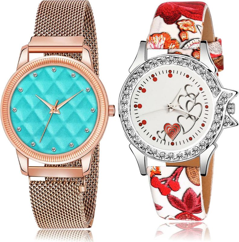 Analog Watch - For Girls Best Fashion 2 Watch Combo For Women And Girls - GW15-G495