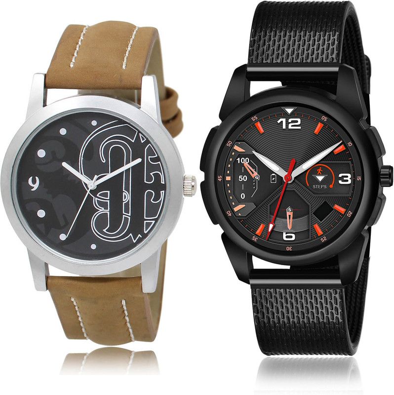 Analog Watch - For Men Treading Quartz 2 Watch Combo For Boys And Men - BL46.14-(40-S-10)