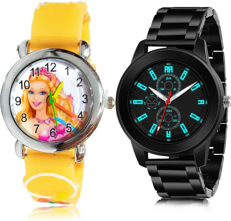 Analog Watch - For Boys Treading High Quality 2 Watch Combo For Boys And Men - BK22-(63-S-20)