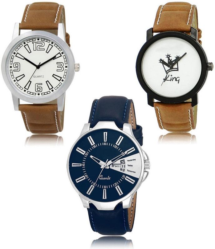 New latest Designer Combo of 3 Analog Watch - For Men LR-15-18-23