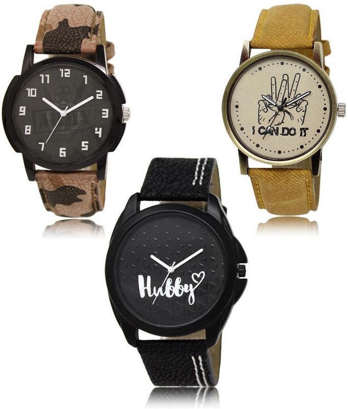 New latest Designer Combo of 3 Analog Watch - For Men LR-03-30-31
