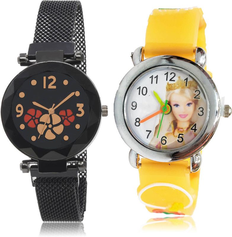 Analog Watch - For Girls Modish Heart 2 Watch Combo For Women And Girls - G652-GC48