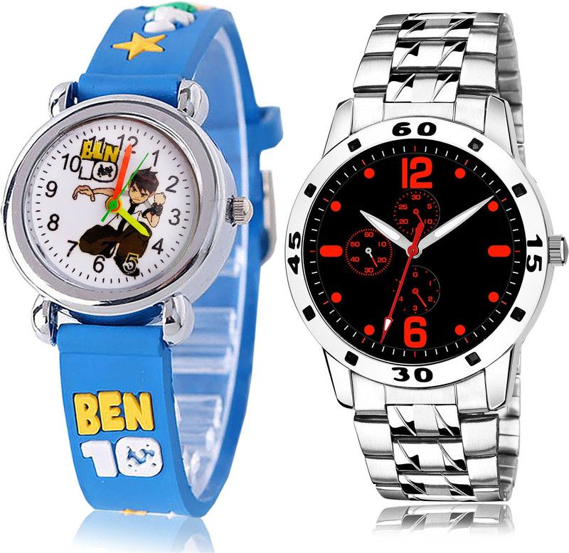 Analog Watch - For Boys Modern Love 2 Watch Combo For Boys And Men - BK98-(69-S-19)