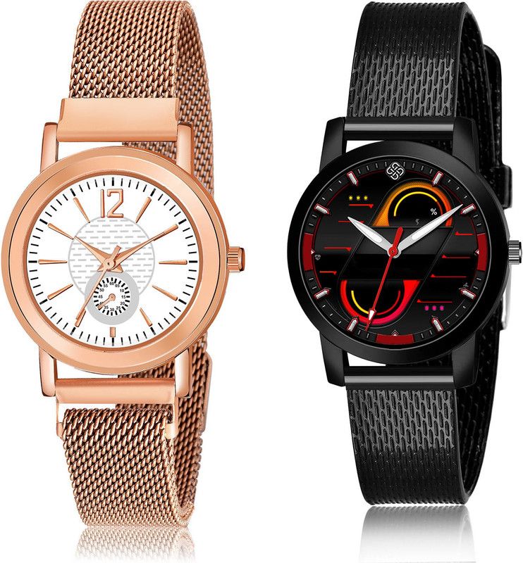 Analog Watch - For Women New Traditional 2 Watch Combo For Women And Girls - GW39-(1-L-10)