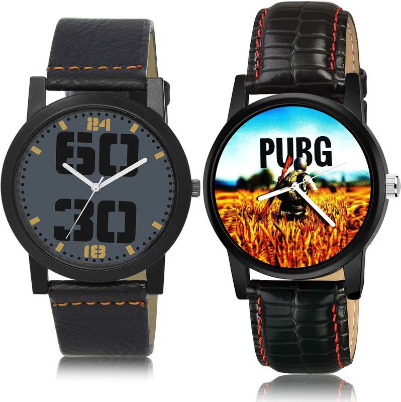 combo watch Analog Watch - For Men New Italian Designer Pubg Military Army Combo Watch For Boys And Men - BL46.47-B476