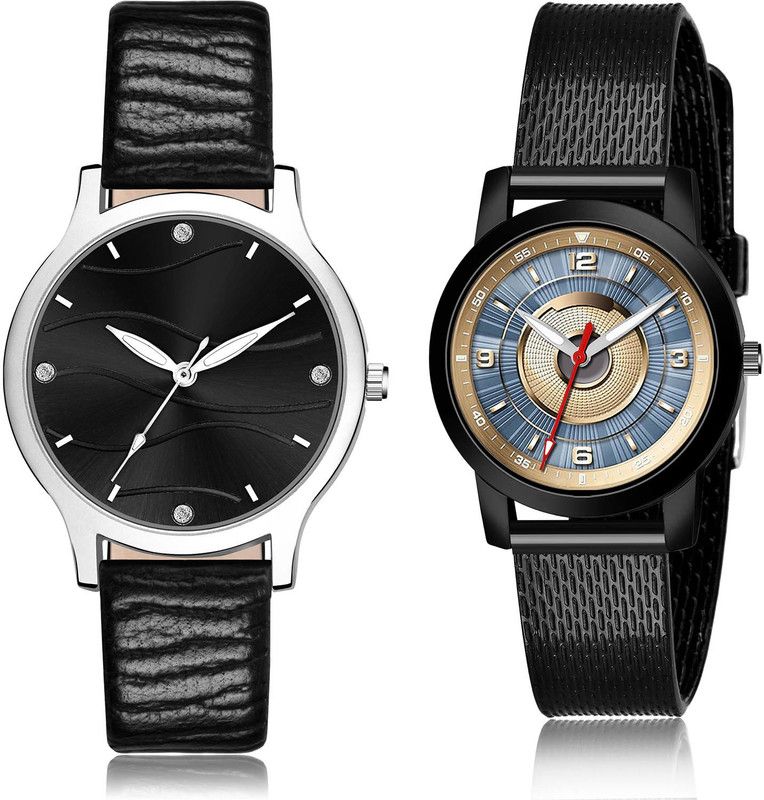 Analog Watch - For Women Brand New Fashionable 2 Watch Combo For Women And Girls - GM386-(17-L-10)