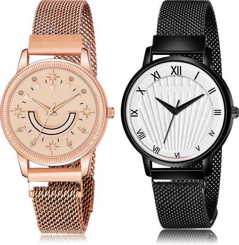 Analog Watch - For Women Contemporary Analogue 2 Watch Combo For Women And Girls - GW68-G514