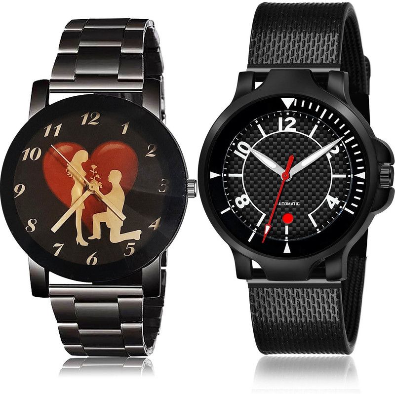 Analog Watch - For Men Modern Gift 2 Watch Combo For Boys And Men - BCPL4-(66-S-10)