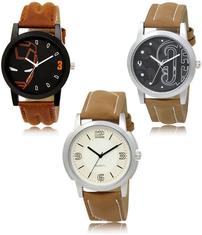 New latest Designer Combo of 3 Analog Watch - For Men LR-04-14-16