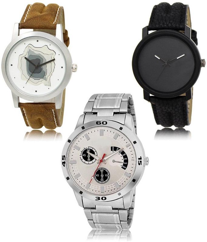 New latest Designer Combo of 3 Analog Watch - For Men LR-09-21-101