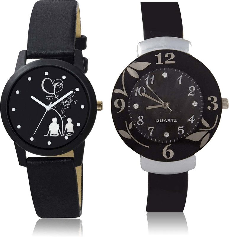 combo watch Analog Watch - For Girls Classical Formal Love Valentine Couple And Flower Combo Watch For Girls And Women - GO146-G24
