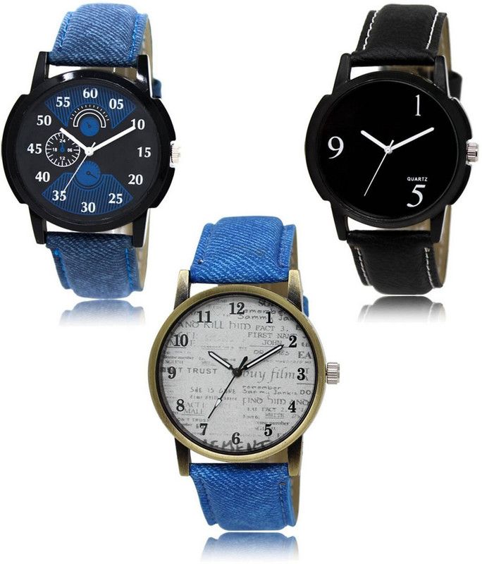 New latest Designer Combo of 3 Analog Watch - For Men LR-02-06-28