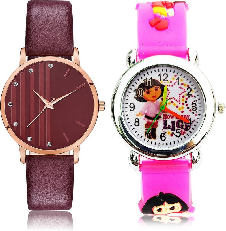 Analog Watch - For Girls Best Formal 2 Watch Combo For Women And Girls - GM324-GC194