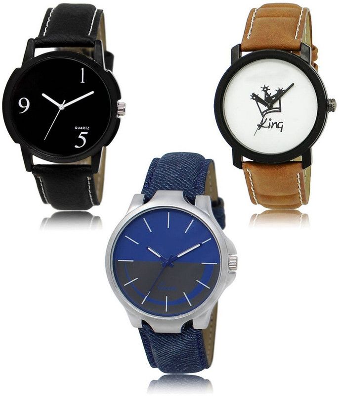 New latest Designer Combo of 3 Analog Watch - For Men LR-06-18-24