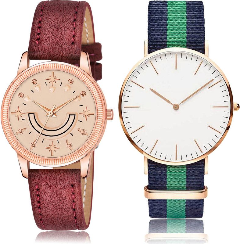 Analog Watch - For Women Contemporary Quartz 2 Watch Combo For Women And Girls - GW63-GC20