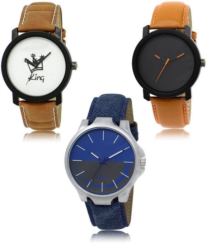 New latest Designer Combo of 3 Analog Watch - For Men LR-18-20-24