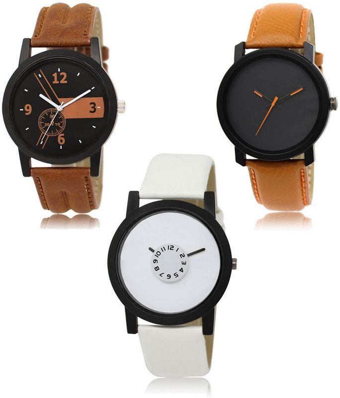 New latest Designer Combo of 3 Analog Watch - For Men LR-01-20-26