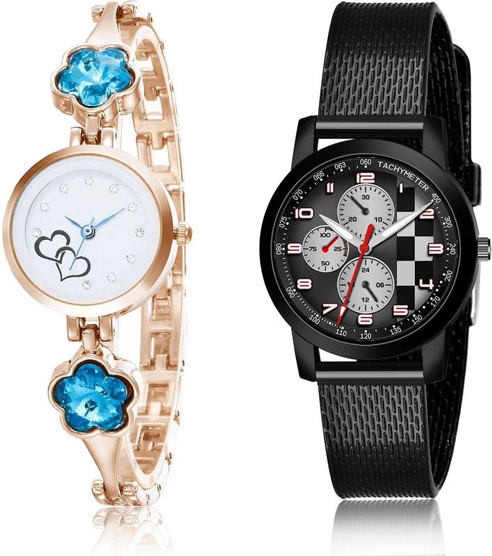 Analog Watch - For Girls Brand New Rich 2 Watch Combo For Women And Girls - G435-(15-L-10)