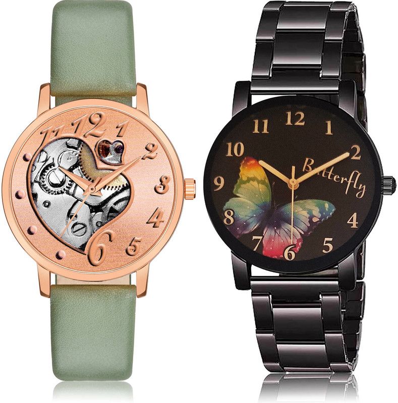 Analog Watch - For Women Treading Rich 2 Watch Combo For Women And Girls - GM373-GCPL20