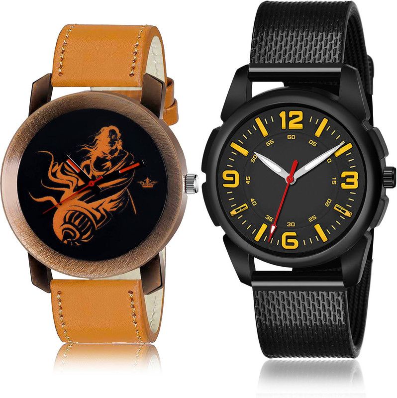 Analog Watch - For Men Classical Formal 2 Watch Combo For Boys And Men - BL46.64-(48-S-10)