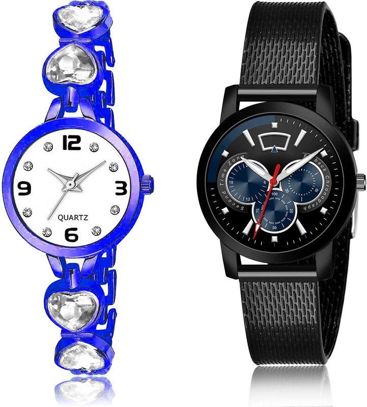 Analog Watch - For Women Modish Fashionable 2 Watch Combo For Women And Girls - G658-(61-L-10)