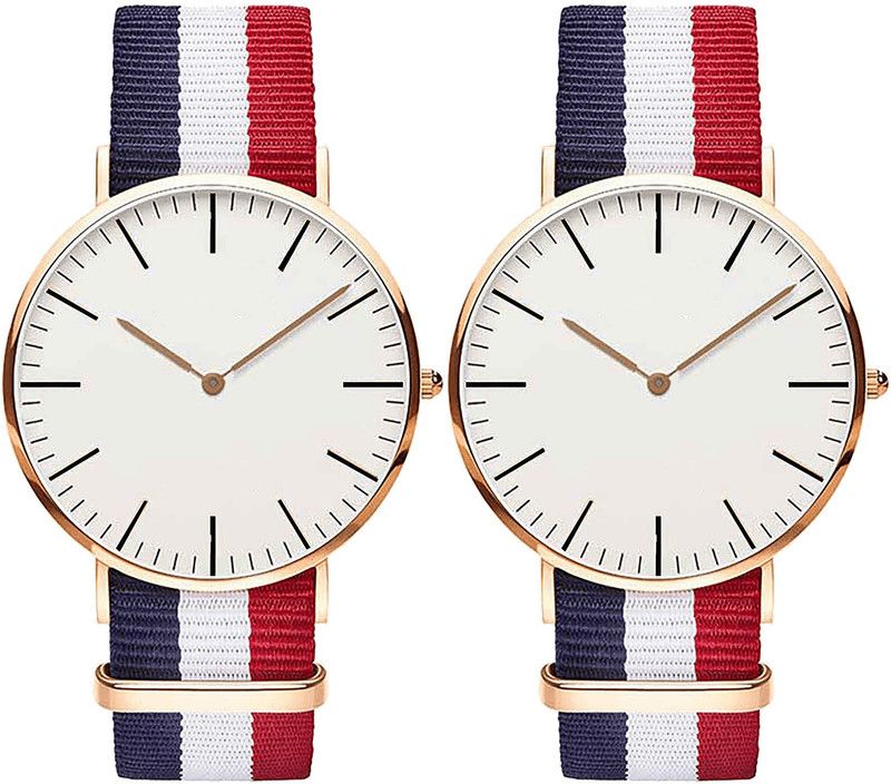 combo watch Analog Watch - For Men Latest Present Analogue Red Color Boys And Men Watch - B50-B50 (Combo Of 2 )