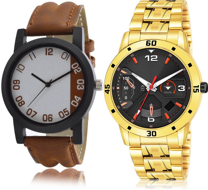 Analog Watch - For Men Modern Chronograph 2 Watch Combo For Boys And Men - B39-(40-S-21)