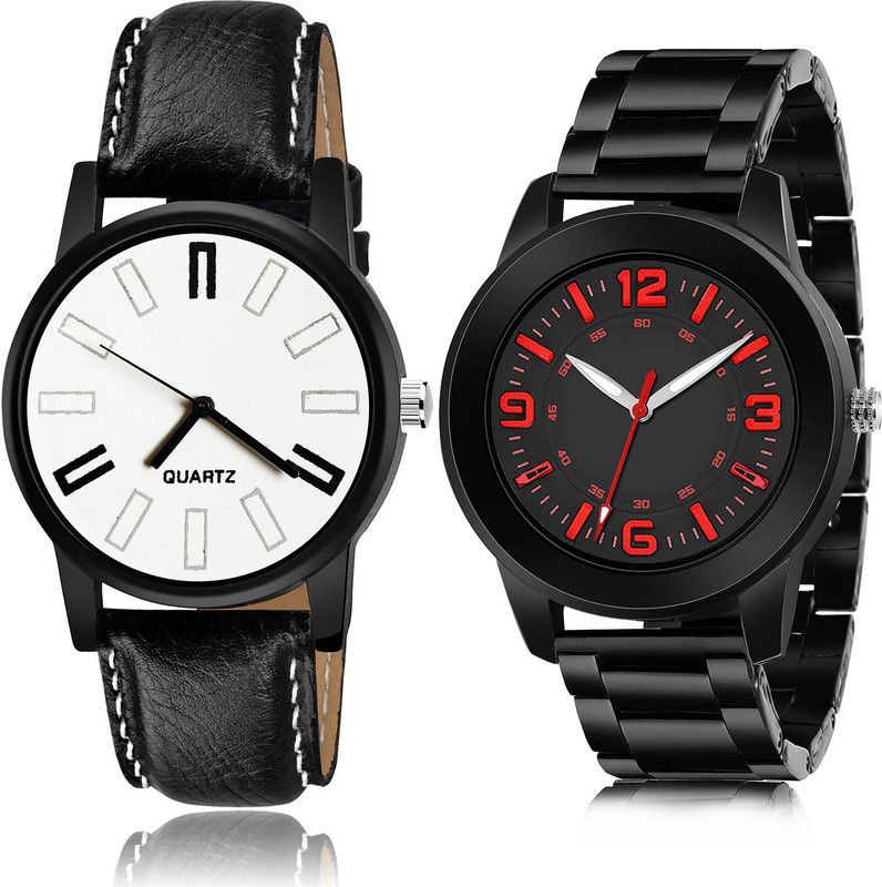 Analog Watch - For Men Latest Chronograph 2 Watch Combo For Boys And Men - B924-(47-S-20)