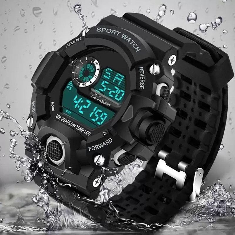 Water Resistance Water Resistant Digital Watch - For Men