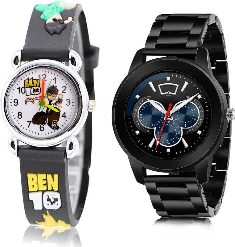 Analog Watch - For Boys Brand New Wrist 2 Watch Combo For Boys And Men - BK84-(61-S-20)