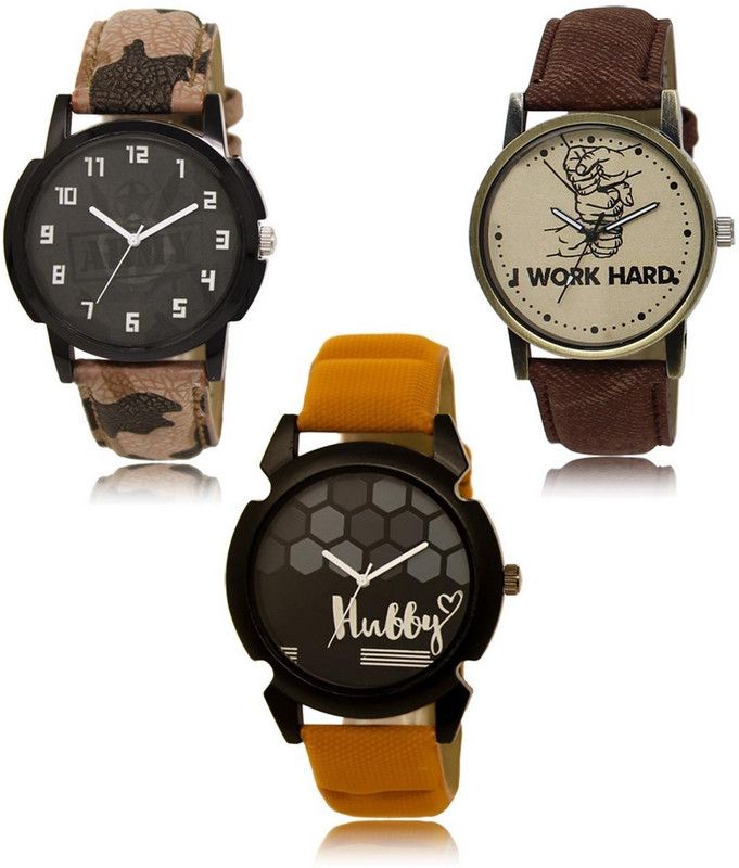 New latest Designer Combo of 3 Analog Watch - For Men LR-03-29-32
