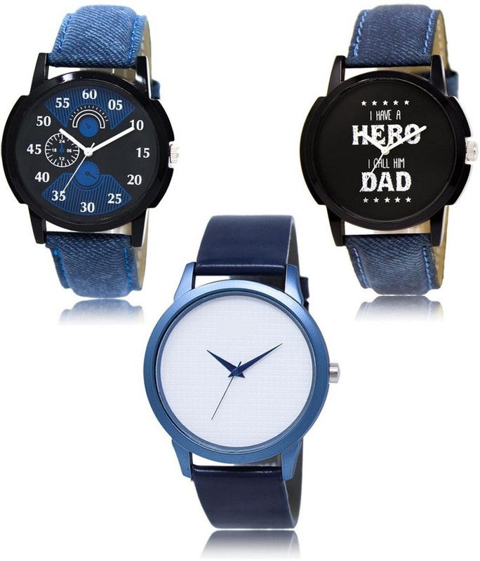 New latest Designer Combo of 3 Analog Watch - For Men LR-02-07-33