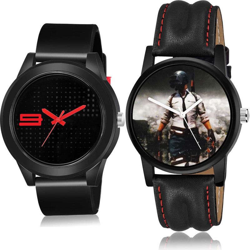 combo watch Analog Watch - For Boys Latest Quartz Sports And Pubg Military Army Combo Watch For Boys And Men - BM105-B497