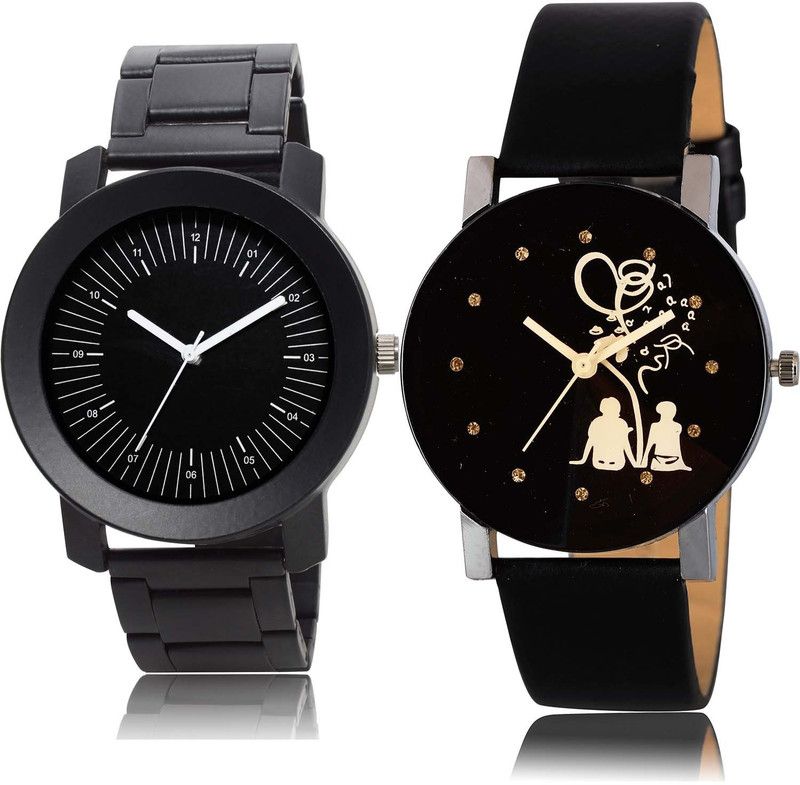 combo watch Analog Watch - For Men Modern Fashion Couple Love Combo Watch For Boys And Men - BO54-B138