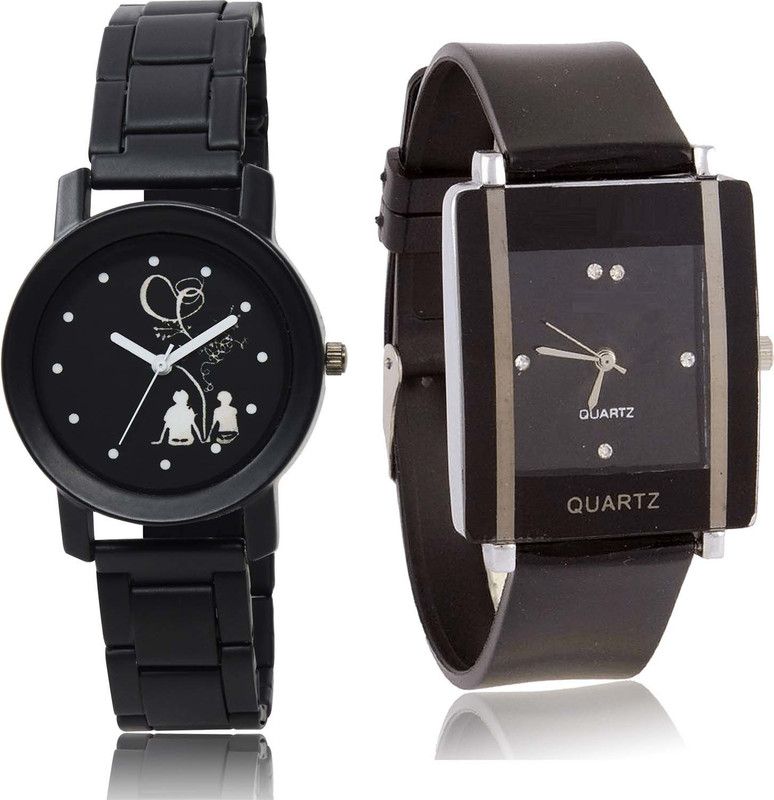 combo watch Analog Watch - For Men & Women Best Valentine Love Valentine Couple Combo Watch For Girls And Women - GO153-G12