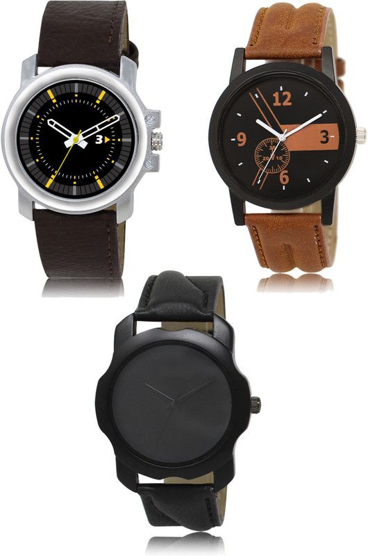 New latest Designer Combo of 3 Analog Watch - For Men 44-01-22