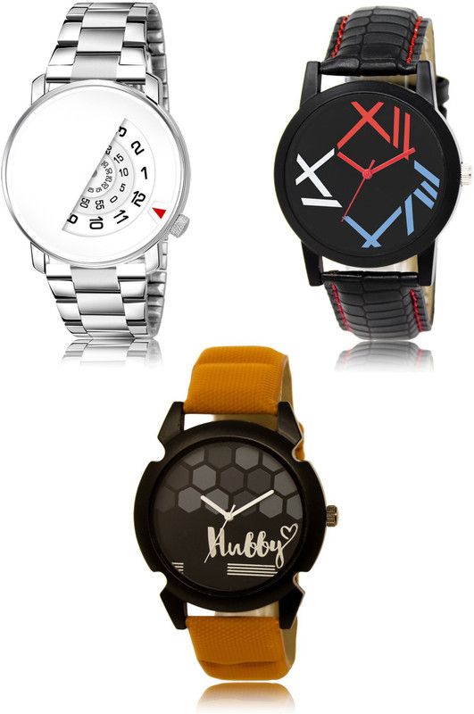 New latest Designer Combo of 3 Analog Watch - For Men LR106-LR12-LR32