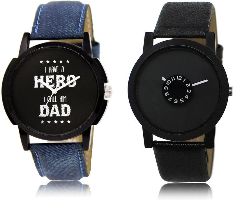 New Latest Designer Combo of 2 Analog Watch - For Men LR07-LR25
