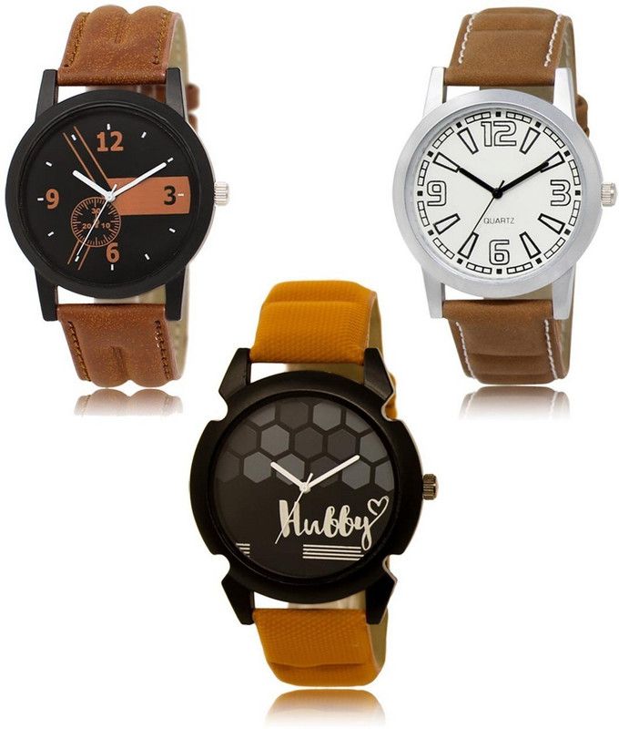 New latest Designer Combo of 3 Analog Watch - For Men LR-01-15-32