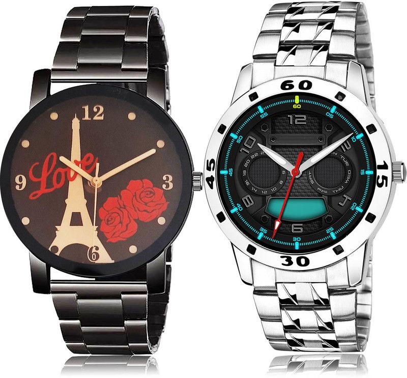 Analog Watch - For Men Contemporary Royal 2 Watch Combo For Boys And Men - BCPL11-(58-S-19)