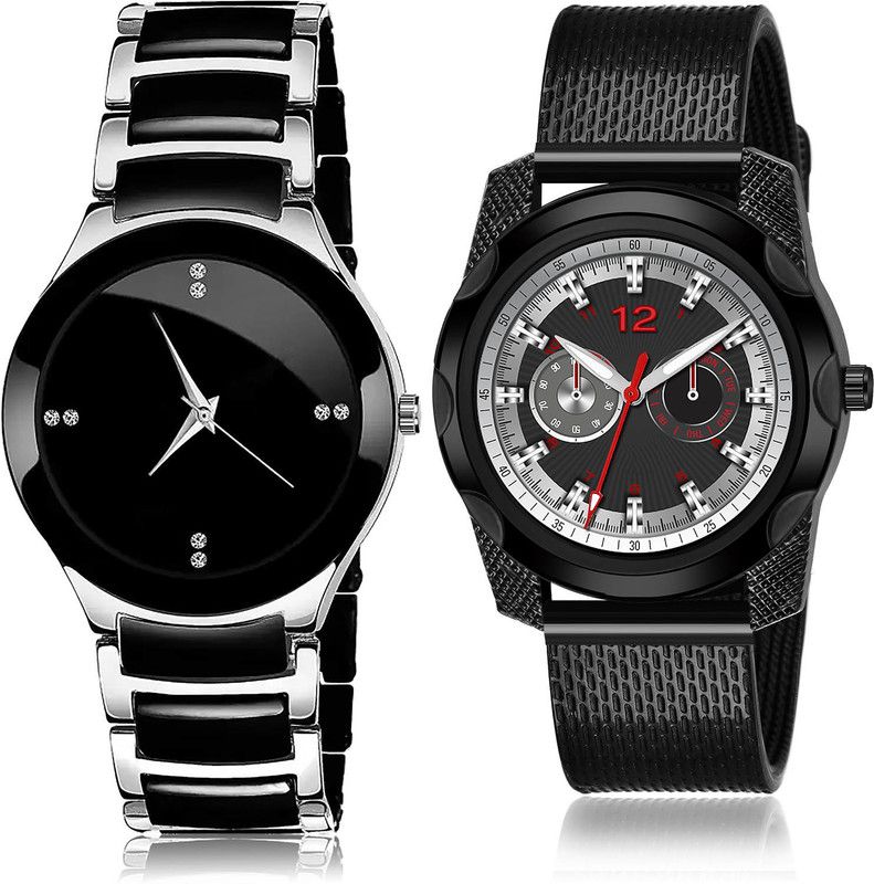 Analog Watch - For Men Latest Unique 2 Watch Combo For Boys And Men - B68-(26-S-10)