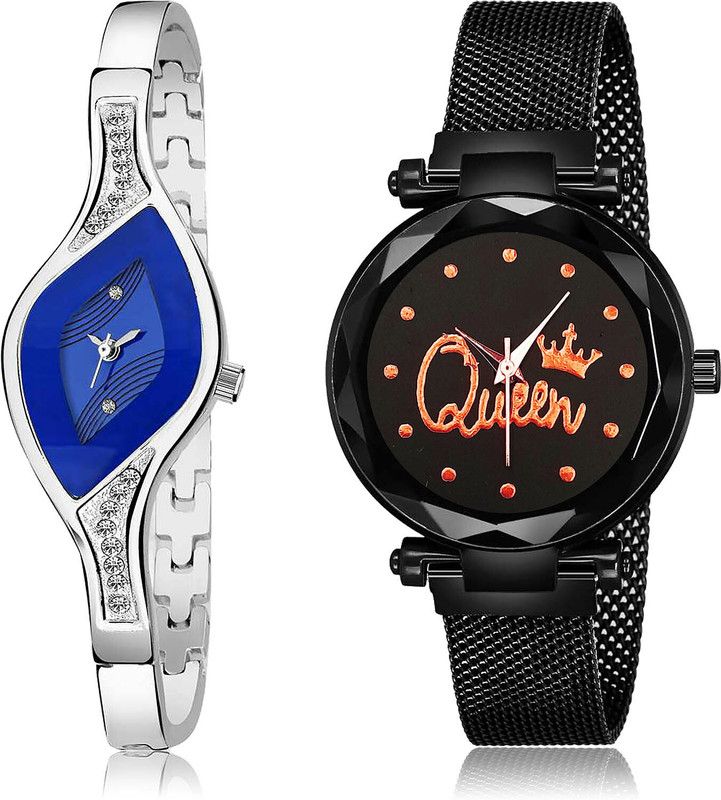 Analog Watch - For Girls Latest Exclusive 2 Watch Combo For Women And Girls - G631-G537