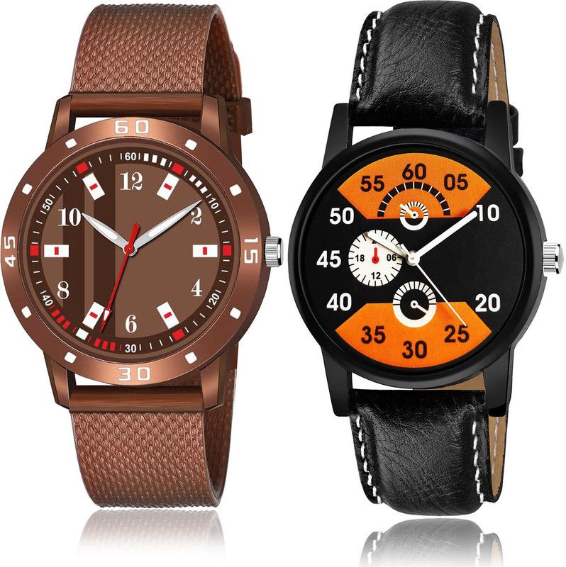 Analog Watch - For Men Latest Rich 2 Watch Combo For Boys And Men - BRM29-B826