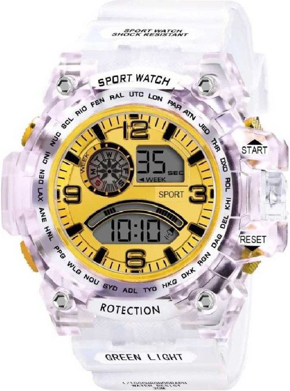 digital Digital Watch - For Girls GOLDEN MODEL G-Style S-007SHOCK Digital Watch - For Men