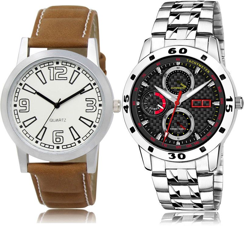Analog Watch - For Men Contemporary Fashion 2 Watch Combo For Boys And Men - BL46.15-(60-S-19)