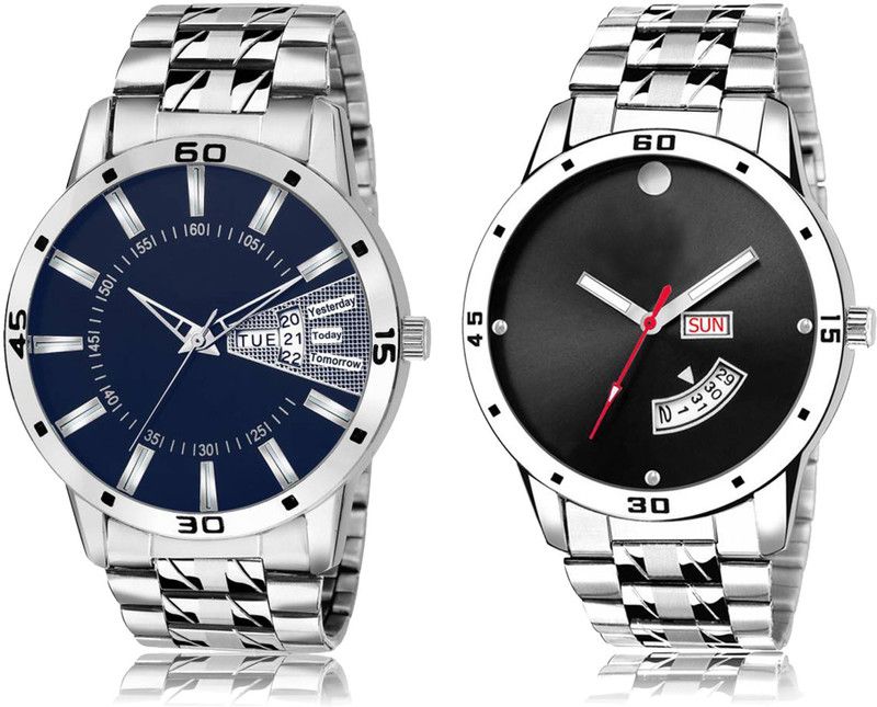 New Latest Designer Combo of 2 Analog Watch - For Men LR102-LR104